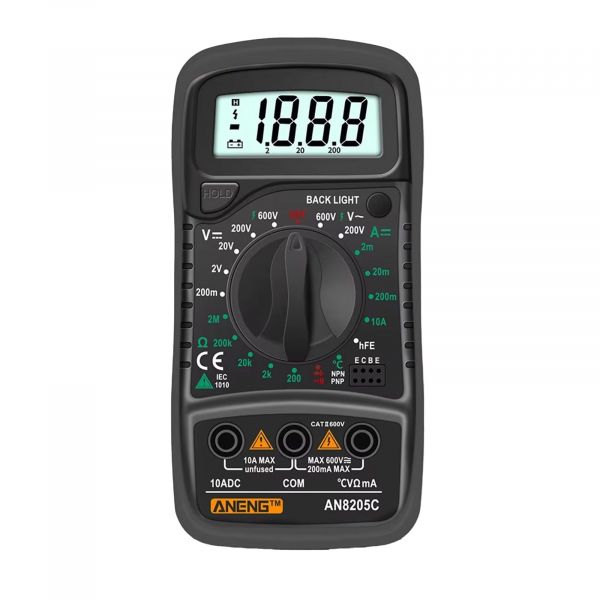 ANENG AN8205C Digitales Multimeter mit Thermometer