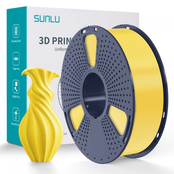 Sunlu PLA+ Filament Lemon Yellow (Macaron) 1.75mm 1kg