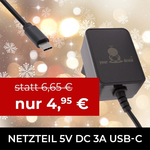 Netzteil für Raspberry Pi 5V DC 3A USB-C