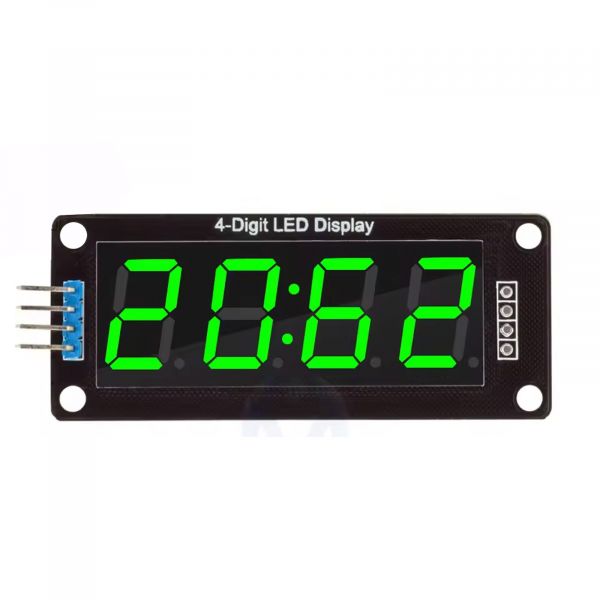 7-Segment Display Modul 4-stellig grün TM1637 0.56"