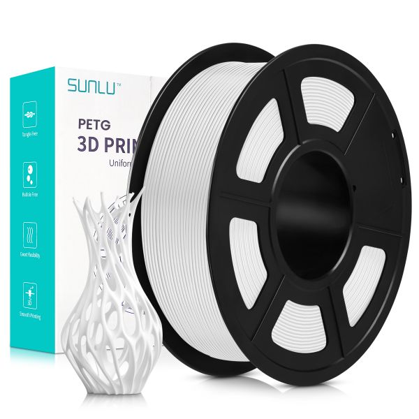 Sunlu PETG Filament White 1.75mm 5kg