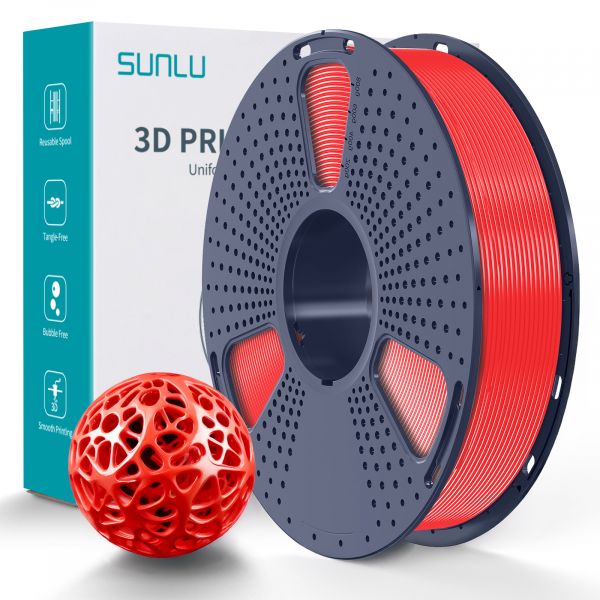 Sunlu TPU Filament Red 1.75mm 500g