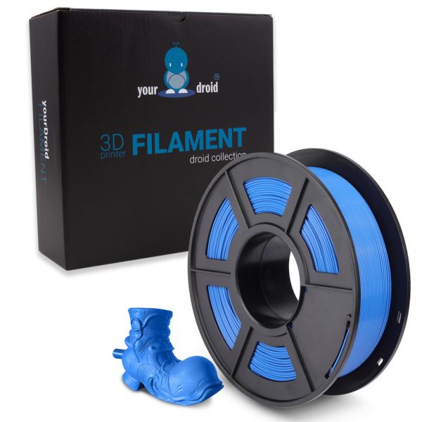 yourDroid PLA PLUS Filament Blau-Grau1.75mm 1kg