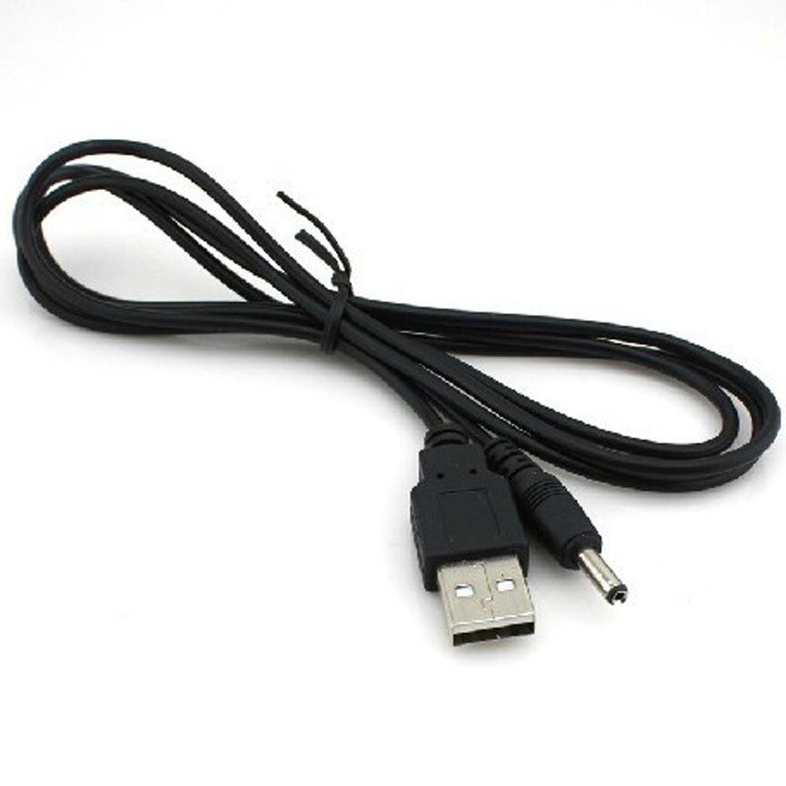 90cm USB A auf 5V 3,4mm Hohlstecker Stromkabel