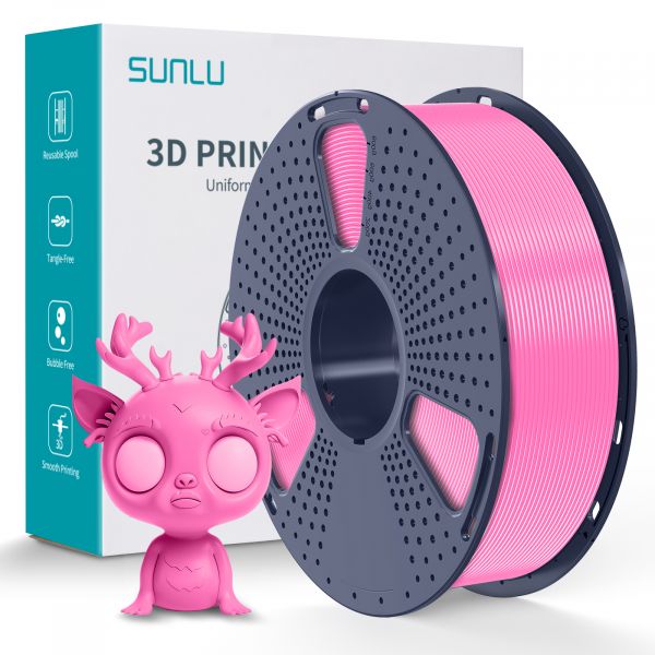 Sunlu PLA+ Filament Pink 1.75mm 1kg