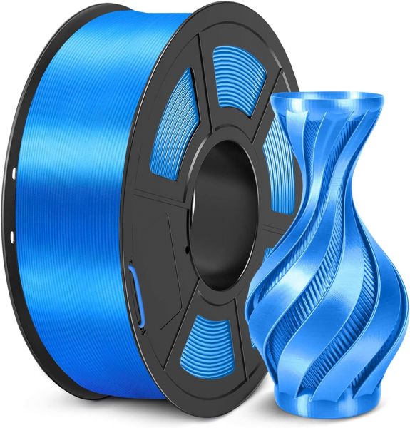 Sunlu Silk PLA+ Filament Blue 1.75mm 1kg