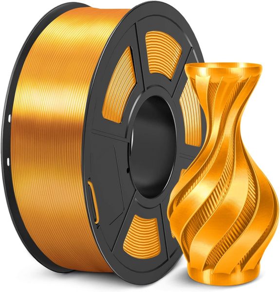 Sunlu Silk PLA+ Filament Brass 1.75mm 1kg