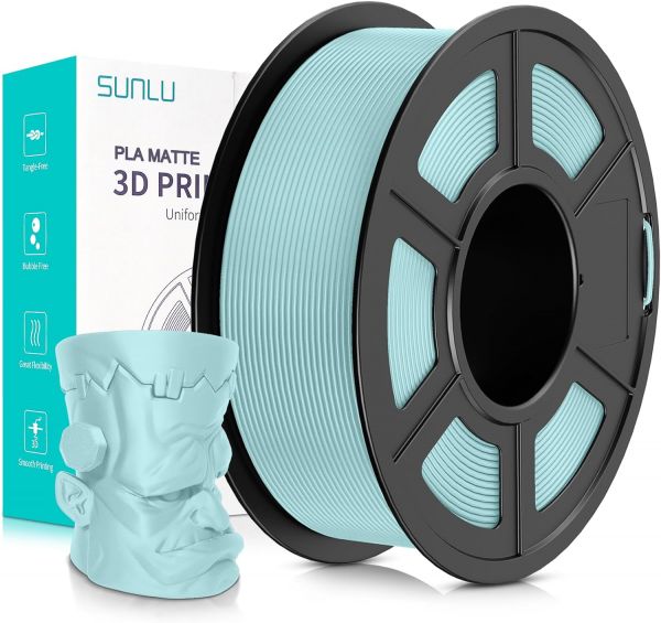 Sunlu PLA Matte Filament Powder Blue 1.75mm 1kg