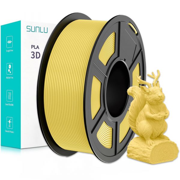 Sunlu PLA Filament Lemon Yellow (Macaron) 1.75mm 1kg