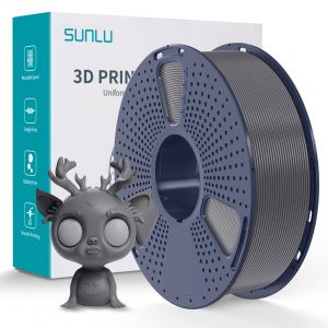 Sunlu Silk PLA+ Filament Grey 1.75mm 1kg