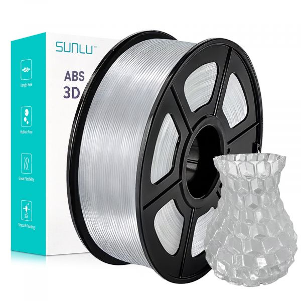 Sunlu ABS Filament Transparent 1.75mm 1kg