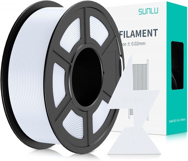 Sunlu High-Speed PLA Filament White 1.75mm 1kg