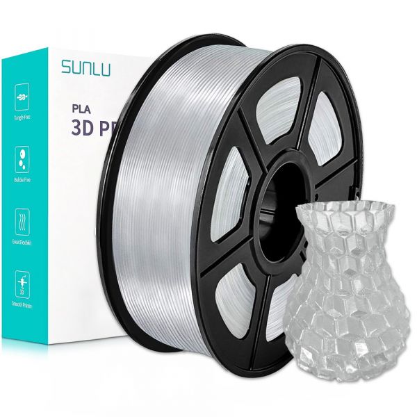 Sunlu PLA Filament Transparent 1.75mm 1kg