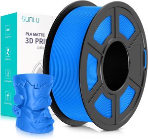 Sunlu PLA Matte Filament Blue 1.75mm 1kg