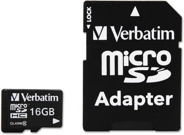 Verbatim Premium microSDHC Card 16 GB + Adapter