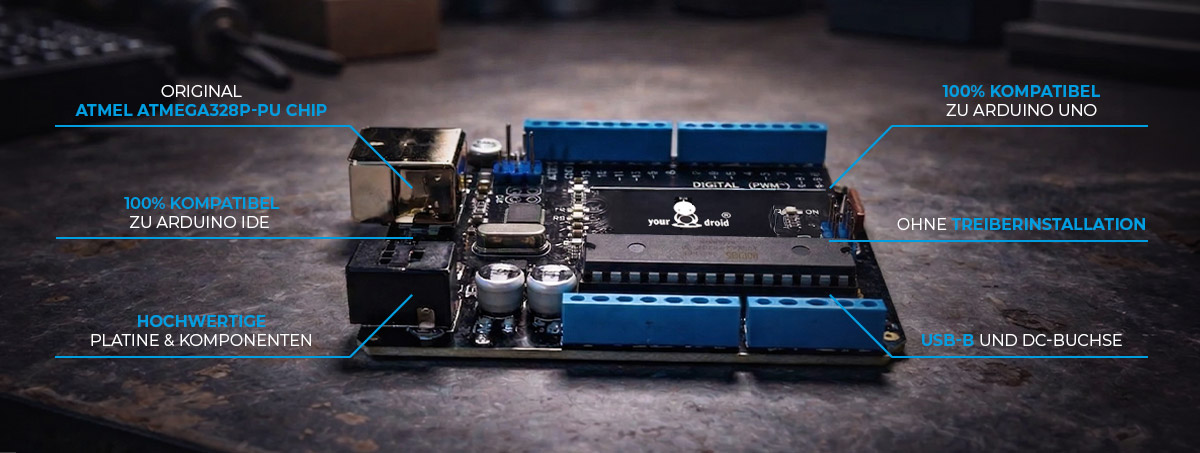 UNO R3 Entwicklungsboard ATMEGA328P-PU arduino kompatibel
