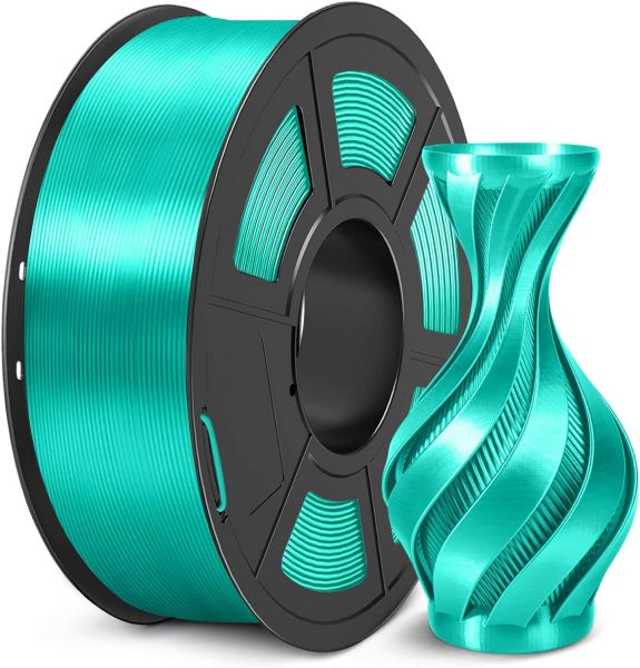 Sunlu Silk PLA+ Filament Green 1.75mm 1kg