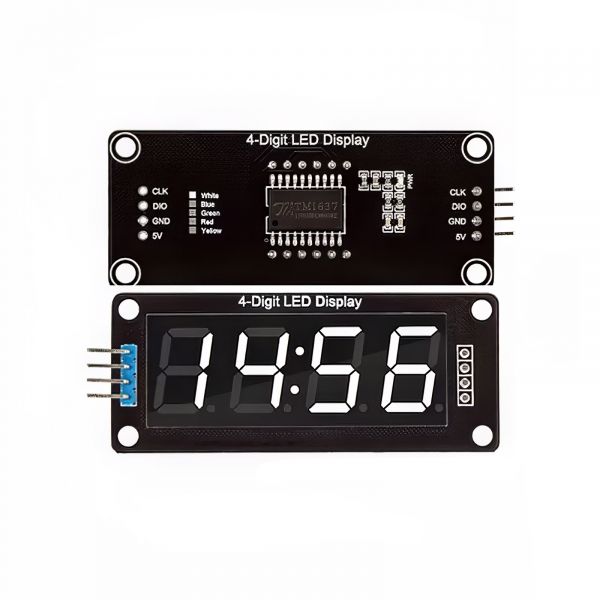 7-Segment Display Modul 4-stellig weiss