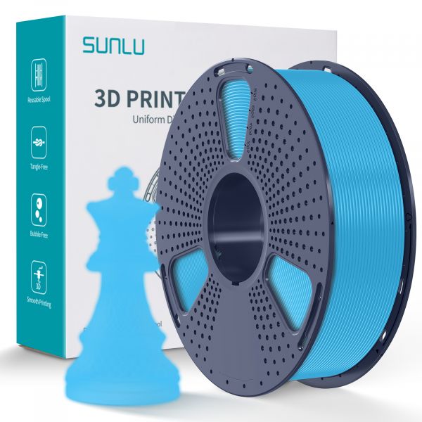 Sunlu PLA Glow in the Dark Filament Blue 1.75mm 1kg