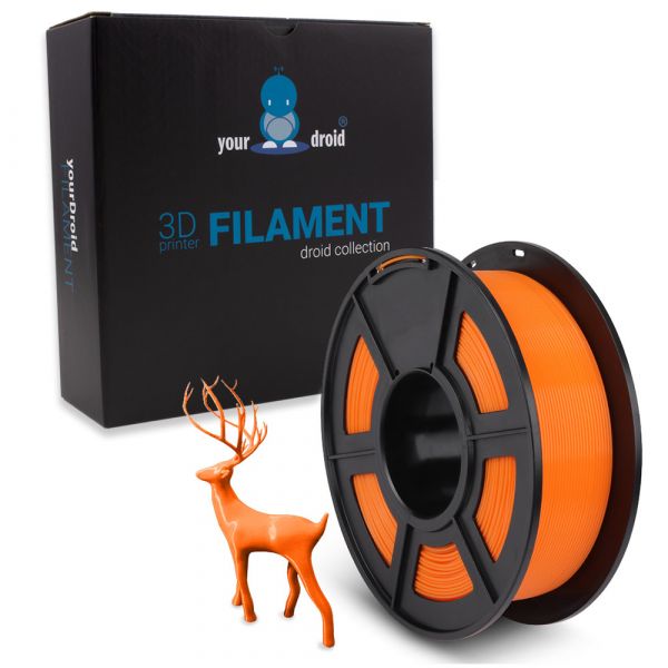 yourDroid PETG Filament Orange 1.75mm 1kg