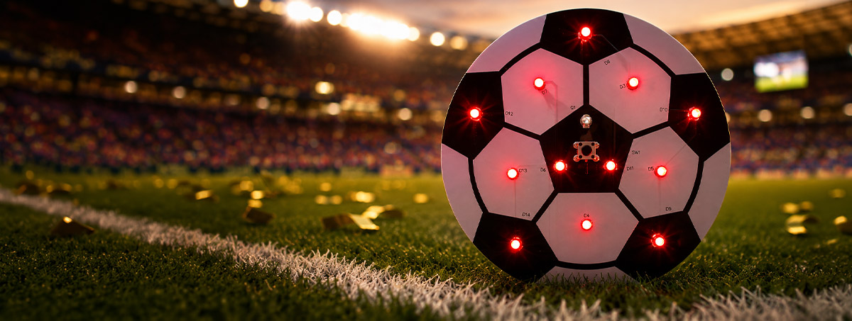 LED Fußball Bausatz