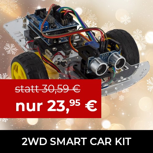 Bausatz 2WD Roboter Smart Car Arduino Kit