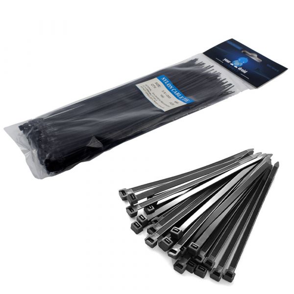 100 Kabelbinder schwarz 2,5*200mm