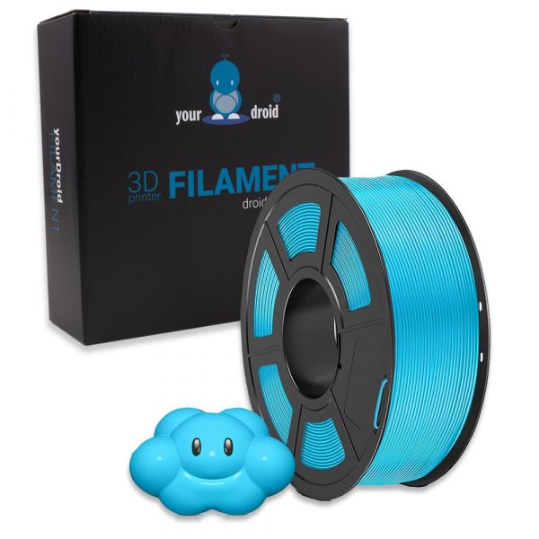 yourDroid PLA Filament Himmelblau 1.75mm 1kg