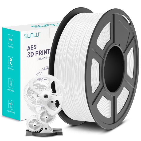 Sunlu ABS Filament White 1.75mm 1kg