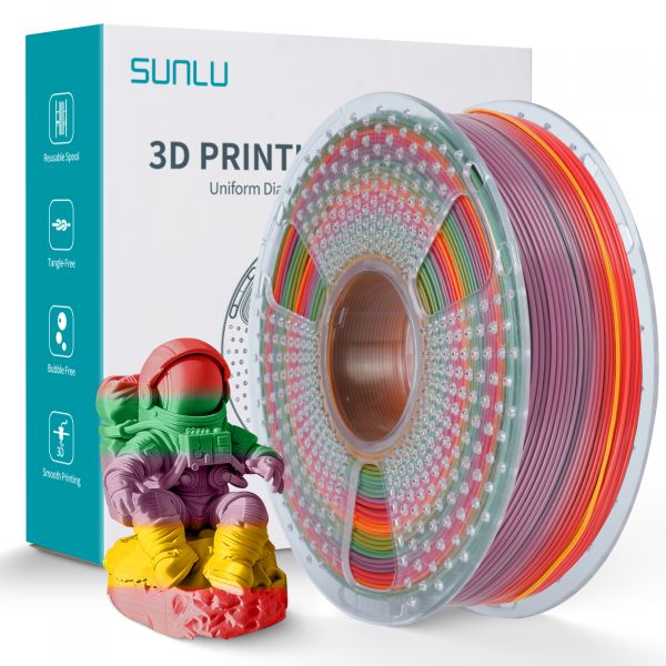 Sunlu PLA Rainbow Filament "01" 1.75mm 1kg