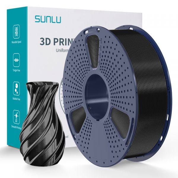 Sunlu TPU Silk Filament Black 1.75mm 1kg